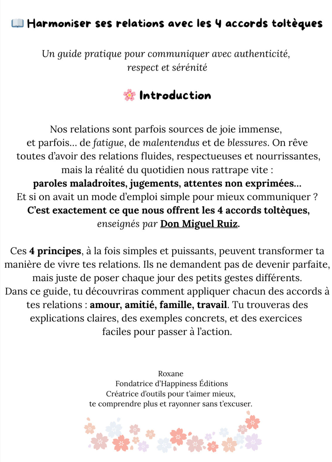 Améliorer ses relations avec les 4 accords toltèques - Ebook