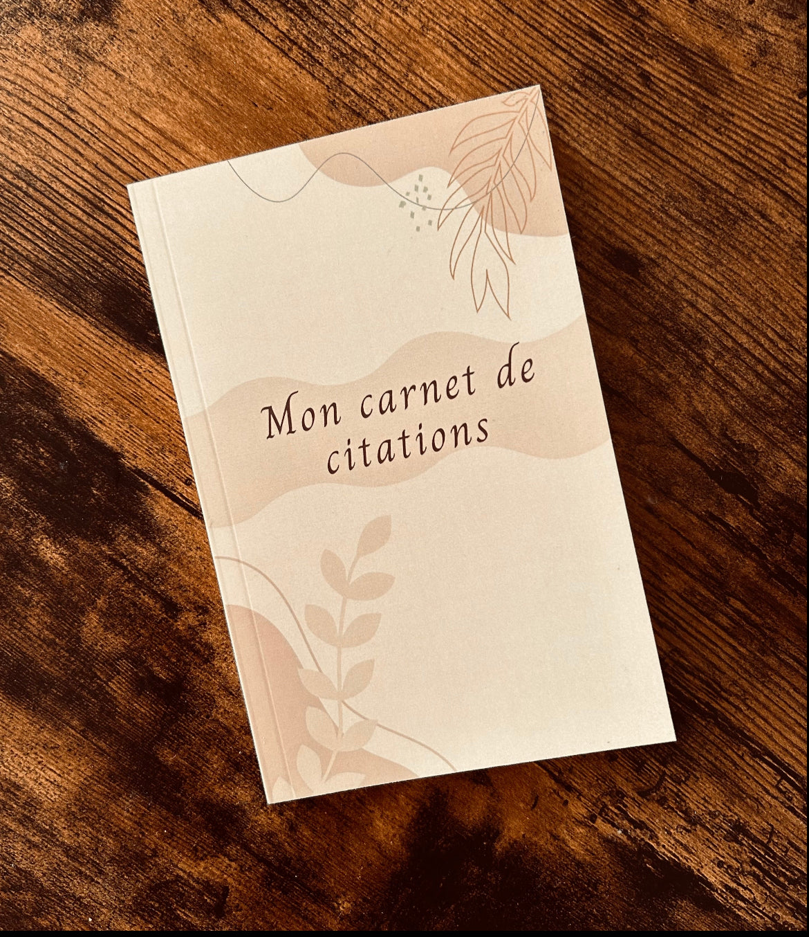 Combo : agenda 2026 + carnet de citations