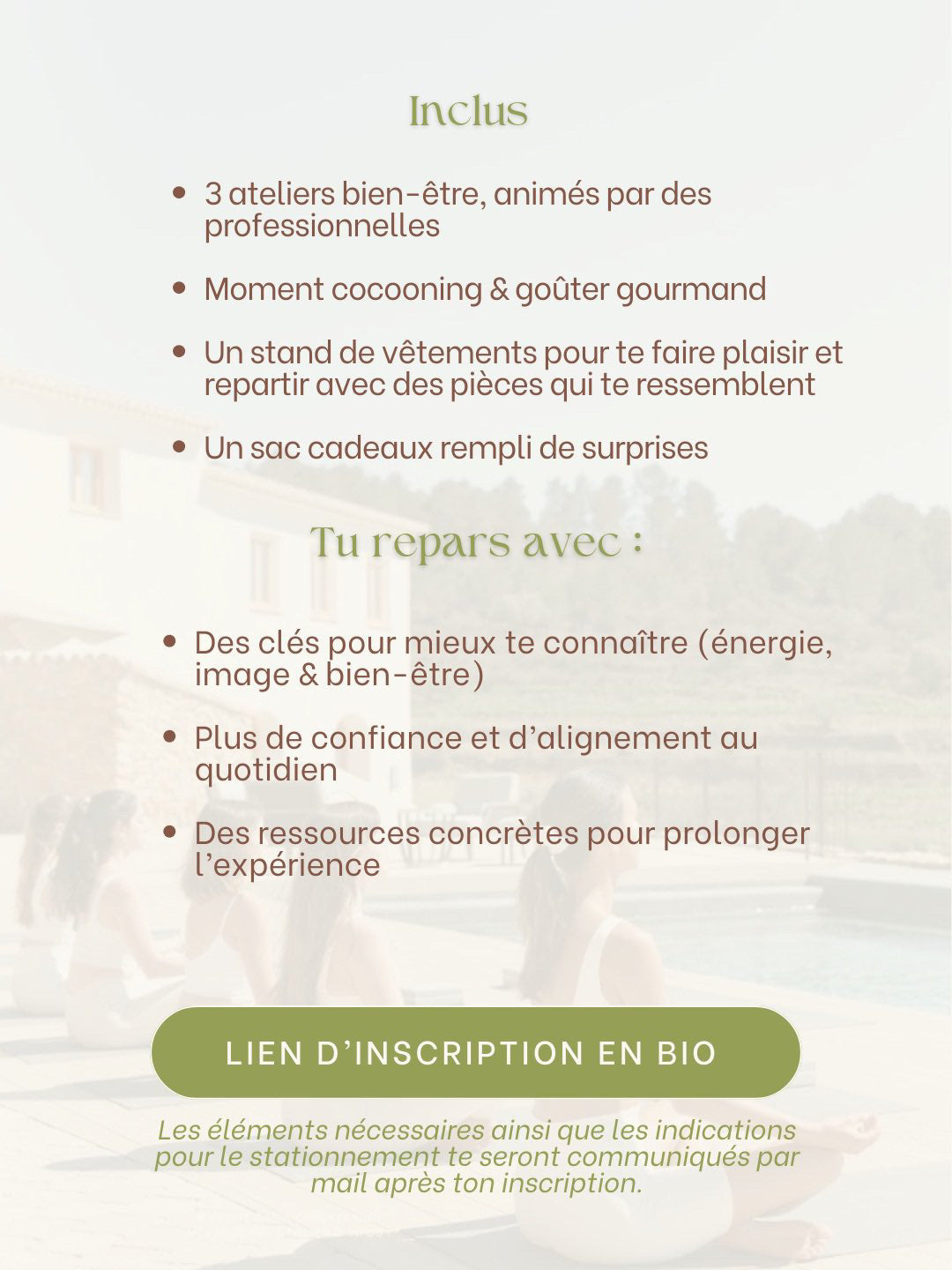 Les Ateliers au féminin - dimanche 12 octobre