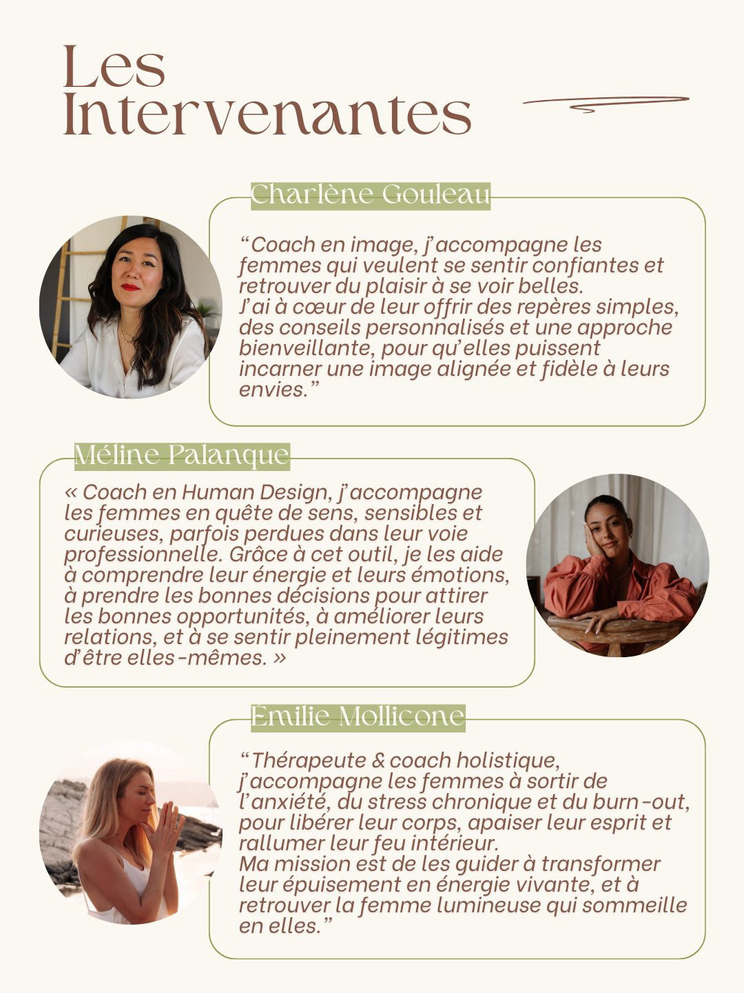 Les Ateliers au féminin - dimanche 12 octobre