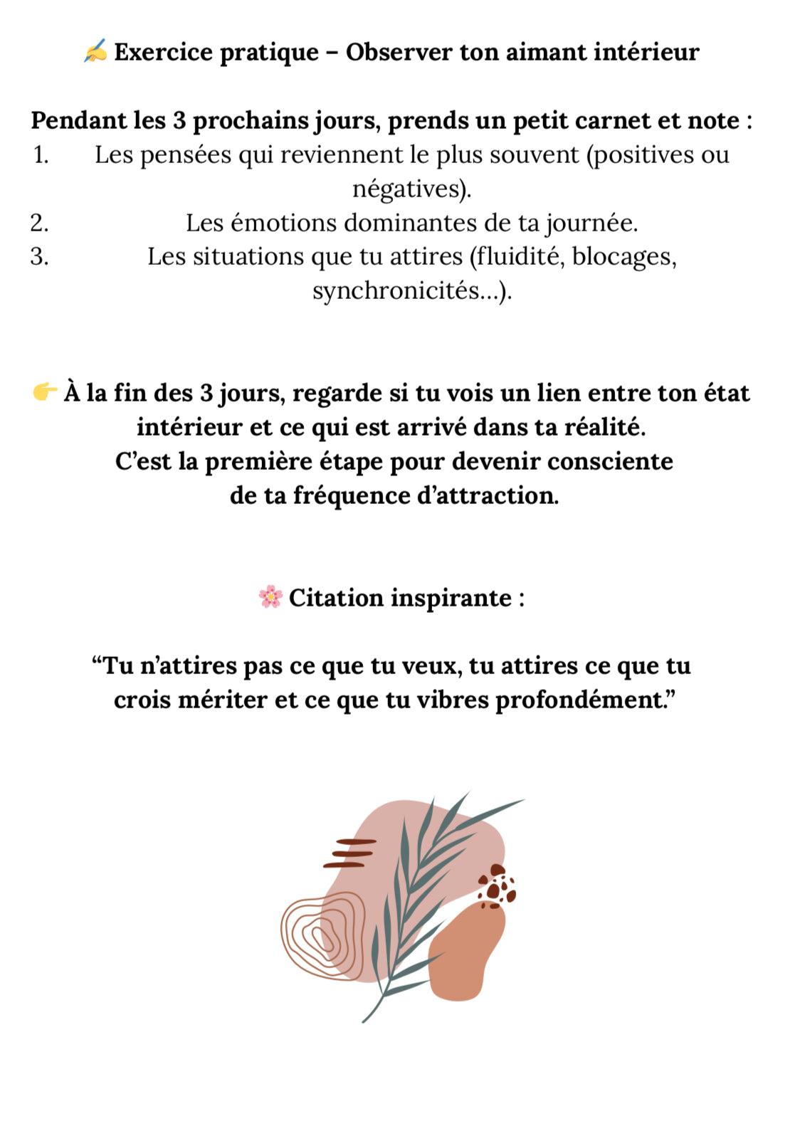 La loi de l’attraction - deviens la créatrice de ta vie EBOOK
