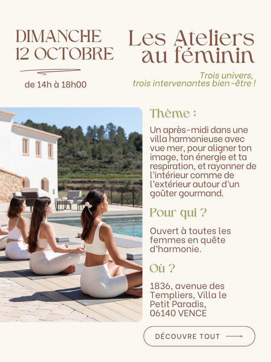 Les Ateliers au féminin - dimanche 12 octobre